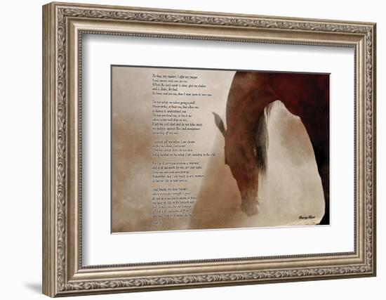 The Horse’s Prayer-Barry Hart-Framed Giclee Print