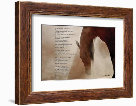 The Horse’s Prayer-Barry Hart-Framed Giclee Print