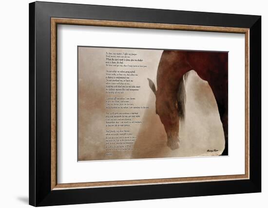 The Horse’s Prayer-Barry Hart-Framed Giclee Print