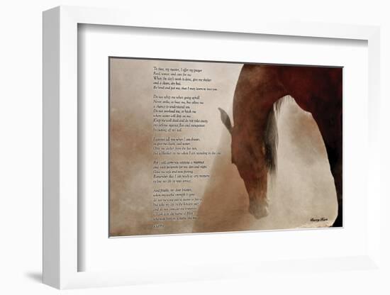 The Horse’s Prayer-Barry Hart-Framed Giclee Print