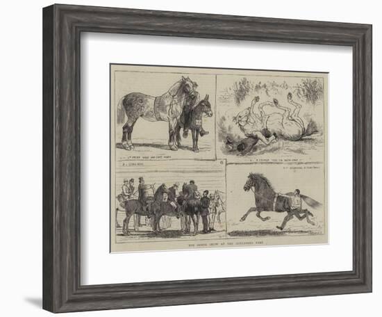 The Horse Show at the Alexandra Park-Alfred Chantrey Corbould-Framed Giclee Print