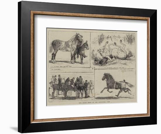 The Horse Show at the Alexandra Park-Alfred Chantrey Corbould-Framed Giclee Print