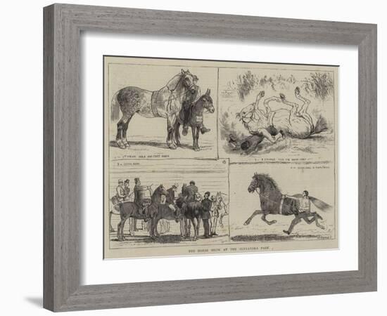 The Horse Show at the Alexandra Park-Alfred Chantrey Corbould-Framed Giclee Print