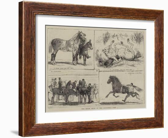 The Horse Show at the Alexandra Park-Alfred Chantrey Corbould-Framed Giclee Print