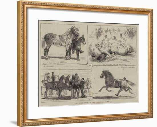 The Horse Show at the Alexandra Park-Alfred Chantrey Corbould-Framed Giclee Print