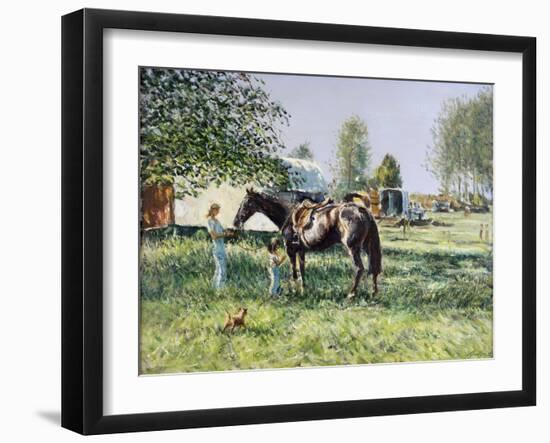 The Horse Show,-Edward Dawson-Framed Giclee Print