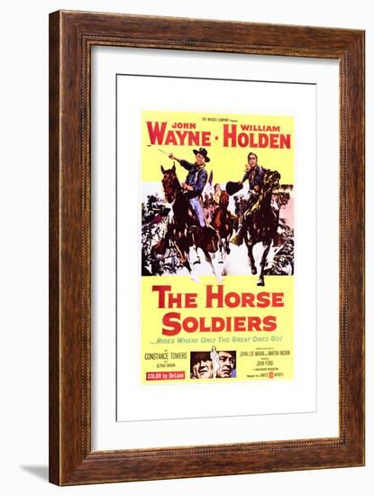 The Horse Soldiers-null-Framed Art Print