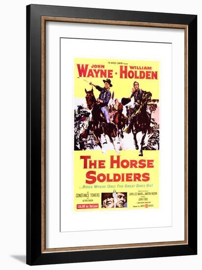 The Horse Soldiers-null-Framed Art Print