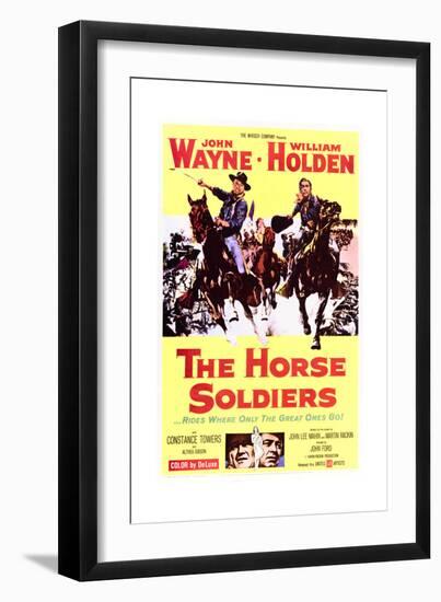 The Horse Soldiers-null-Framed Art Print