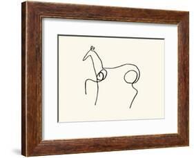The Horse-Pablo Picasso-Framed Serigraph