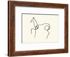 The Horse-Pablo Picasso-Framed Serigraph