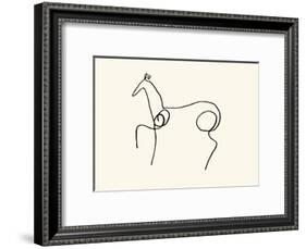 The Horse-Pablo Picasso-Framed Serigraph