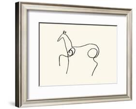 The Horse-Pablo Picasso-Framed Serigraph