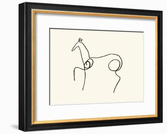 The Horse-Pablo Picasso-Framed Serigraph