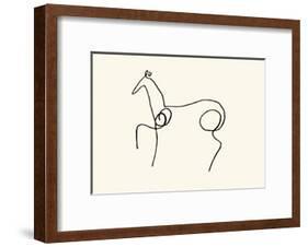 The Horse-Pablo Picasso-Framed Serigraph
