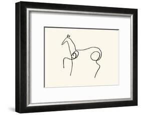 The Horse-Pablo Picasso-Framed Serigraph