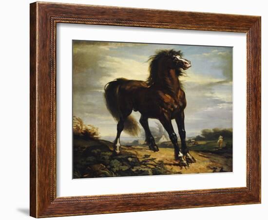 The Horse-Jean-François Millet-Framed Giclee Print