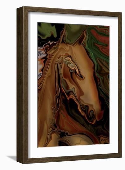 The Horse-Rabi Khan-Framed Art Print