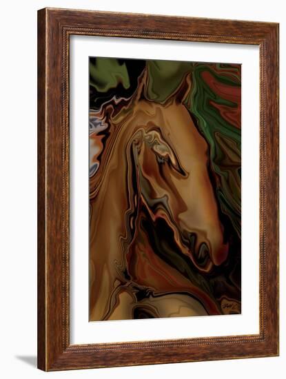 The Horse-Rabi Khan-Framed Art Print