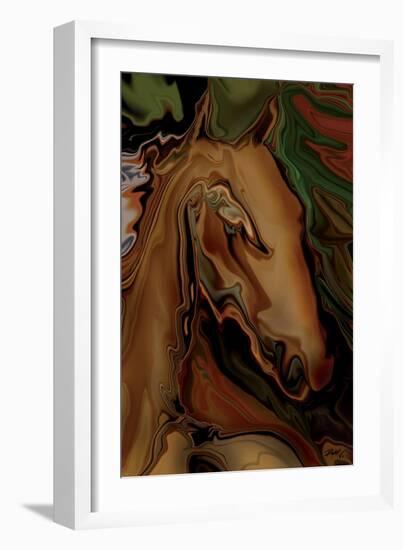 The Horse-Rabi Khan-Framed Art Print