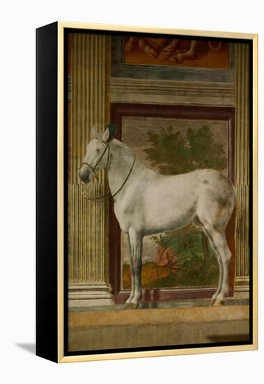 The Horses Hall, 1525-1535.-Giulio Romano-Framed Premier Image Canvas