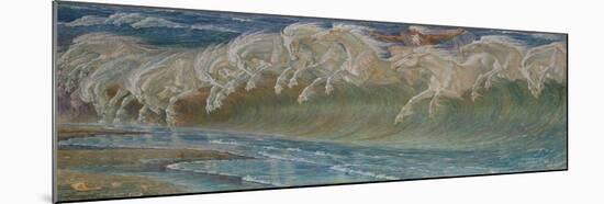 The Horses of Neptun, 1892-Walter Crane-Mounted Giclee Print