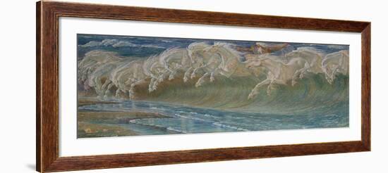The Horses of Neptun, 1892-Walter Crane-Framed Giclee Print