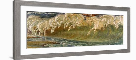 The Horses of Neptune, 1892-Walter Crane-Framed Giclee Print