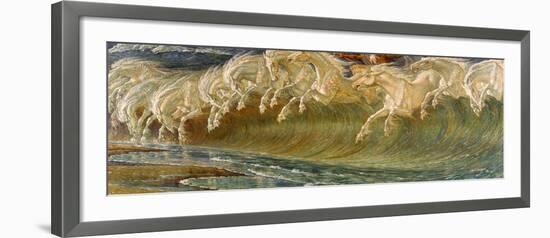The Horses of Neptune, 1892-Walter Crane-Framed Giclee Print