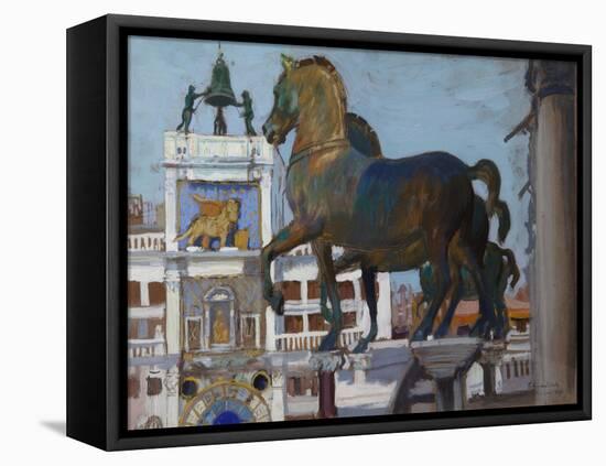 The Horses of San Marco, 1907-Boris Michaylovich Kustodiev-Framed Premier Image Canvas