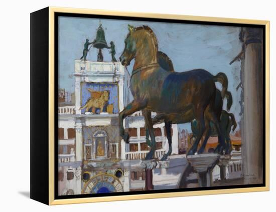 The Horses of San Marco, 1907-Boris Michaylovich Kustodiev-Framed Premier Image Canvas