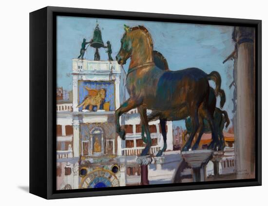 The Horses of San Marco-Boris Kustodiyev-Framed Premier Image Canvas