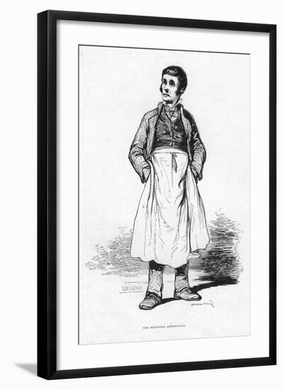 The Hospital Attendant, 19th Century-null-Framed Giclee Print