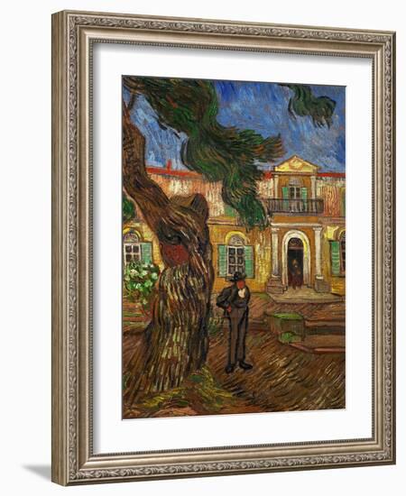 The Hospital of Saint Paul at Saint Remy de Provence, c.1889-Vincent van Gogh-Framed Giclee Print