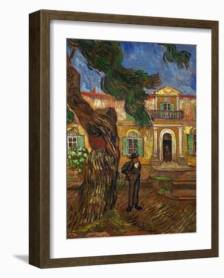 The Hospital of Saint Paul at Saint Remy de Provence, c.1889-Vincent van Gogh-Framed Giclee Print