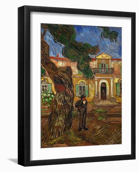 The Hospital of Saint Paul at Saint Remy de Provence, c.1889-Vincent van Gogh-Framed Giclee Print