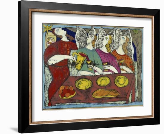 The Hospitality of Abraham-Leslie Xuereb-Framed Giclee Print