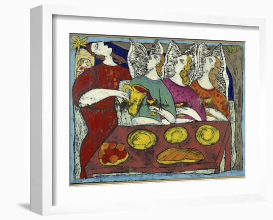 The Hospitality of Abraham-Leslie Xuereb-Framed Giclee Print