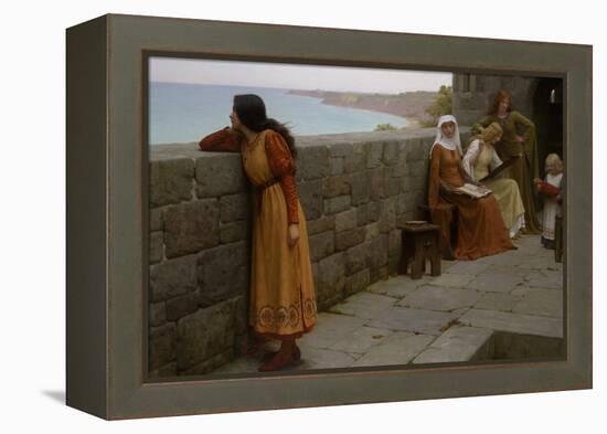 The Hostage-Edmund Blair Leighton-Framed Stretched Canvas