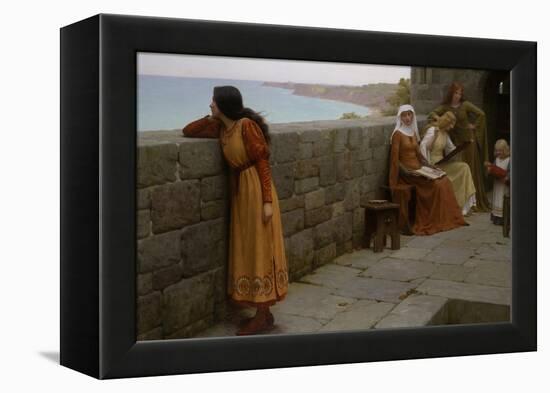 The Hostage-Edmund Blair Leighton-Framed Stretched Canvas