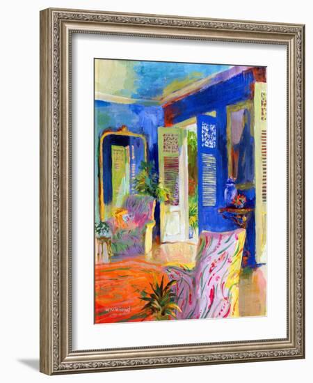 The Hot Chair (Oil on Board)-William Ireland-Framed Giclee Print