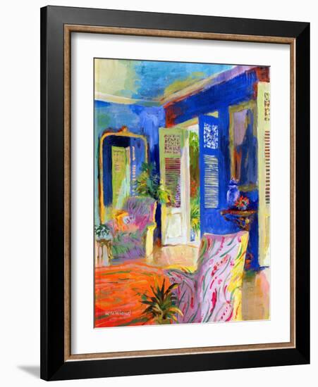 The Hot Chair (Oil on Board)-William Ireland-Framed Giclee Print