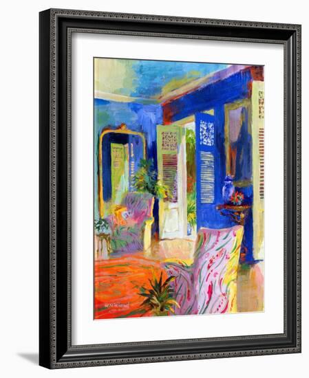 The Hot Chair (Oil on Board)-William Ireland-Framed Giclee Print