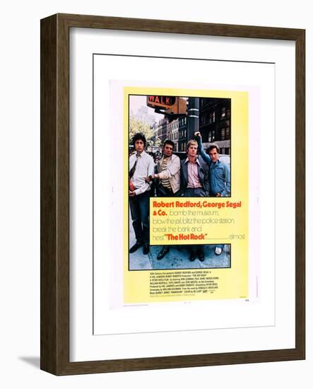 The Hot Rock, from Left: Paul Sand, Ron Liebman, Robert Redford, George Segal, 1972-null-Framed Premium Giclee Print