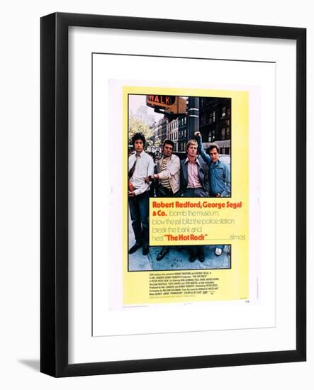 The Hot Rock, from Left: Paul Sand, Ron Liebman, Robert Redford, George Segal, 1972-null-Framed Premium Giclee Print