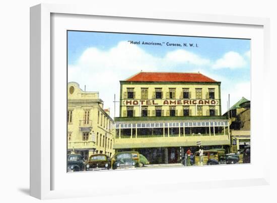 The Hotel Americano, Curacao, Netherlands Antilles, C1900s-null-Framed Giclee Print