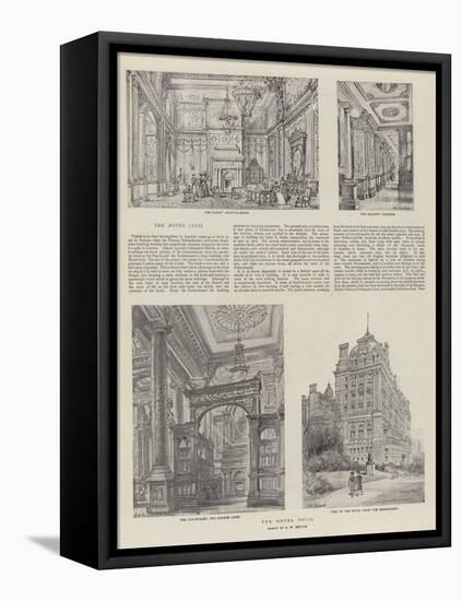 The Hotel Cecil-Henry William Brewer-Framed Premier Image Canvas