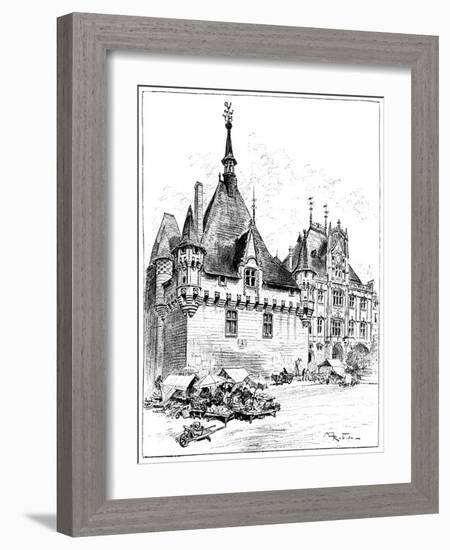 The Hotel De Ville, 1899-Albert Robida-Framed Giclee Print