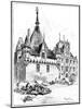 The Hotel De Ville, 1899-Albert Robida-Mounted Giclee Print