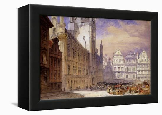 The Hotel de Ville, Brussels-William Callow-Framed Premier Image Canvas